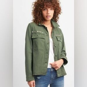 Gap utility embroidered jacket
